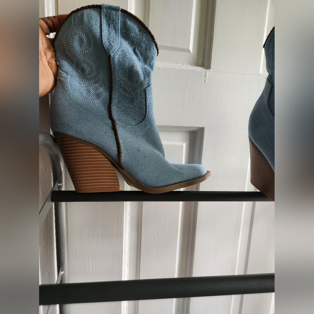 Denim Booties - Picture 5 of 7